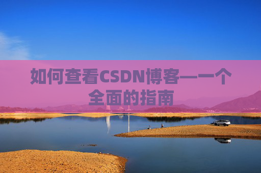 如何查看CSDN博客—一个全面的指南